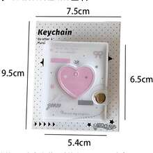 Album ảnh mini hình trái tim 2 inch, album trưng bày ảnh học sinh/người nổi tiếng, giá đựng thẻ ID, mặt dây chuyền móc khóa, thích hợp làm quà tặng sinh nhật, lễ Phục sinh, lễ tốt nghiệp, tựu trường, Giáng sinh, Ngày lễ tình nhân, Lễ Tạ ơn, Ngày thiếu nhi và các dịp tặng quà khác. - 1 Set - Xem 8
