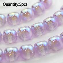 5pcs Multi-Color Baby's Breath Acrylic Beads With Holes, DIY Jewelry Making Supplies For Bracelet, Necklace, Handcraft Beading, Loose Beads Accessories - DIY Beads - View 9