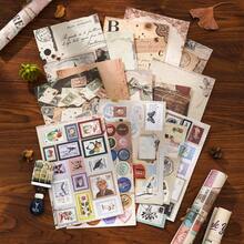Giấy dán sticker phong cách cổ điển, chất lượng cao, thích hợp để trang trí album ảnh theo phong cách retro. - 1 Set - Xem 4