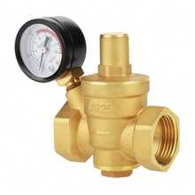 DN25 1 Inch Brass Water Pressure Reducing Valve 1'' Adjustable Pressure Regulator Valve Thread With Gauge - DN25 - View 8