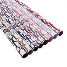 10/20 Pieces Of Flower Packaging Materials, Including Bouquet Packaging Paper, Floral Packaging Paper, Gift Packaging Paper, Valentine's Day/Christmas DIY Materials, Two-Color Paper, Waterproof Packaging Paper - White Background With Pink Accents, 56*56cm - View 6