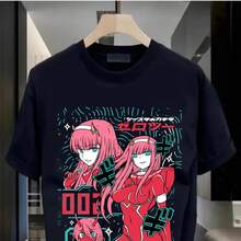 Vintage Anime And Manga T-Shirt, UniS1ex Graphic T1EE220g Cla-Ssic Cotton T-Shirt - UniS-Ex - The Shirt You A-Lways NeededSuitable For All People, Whether WoM-En Or M-Enhigh-Quality Durable Fabric Suitable For All Seasons,Ft To The Touch But Built To LastBreathabletops WoM.En Fall OutfiT.S For WoM.En VaC.Ation OutfiT.S WoM.En Easter, St. Patrick's Day Costume - 黑色 - 查看 1