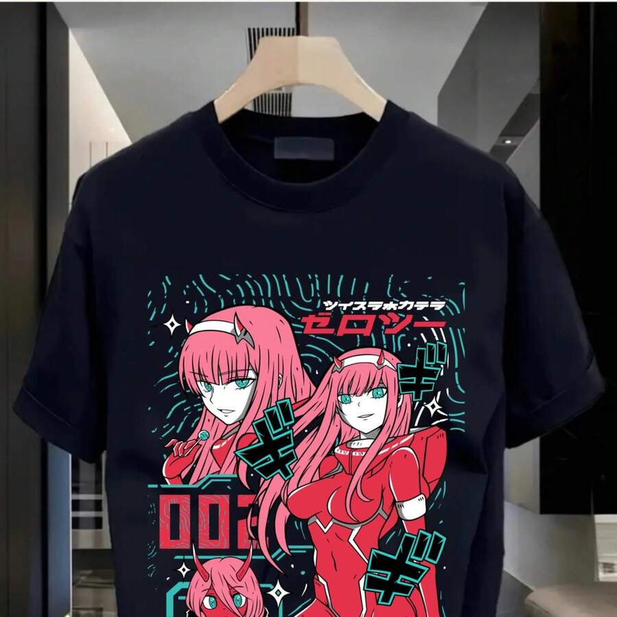 Vintage Anime And Manga T-Shirt, UniS1ex Graphic T1EE220g Cla-Ssic Cotton T-Shirt - UniS-Ex - The Shirt You A-Lways NeededSuitable For All People, Whether WoM-En Or M-Enhigh-Quality Durable Fabric Suitable For All Seasons,Ft To The Touch But Built To LastBreathabletops WoM.En Fall OutfiT.S For WoM.En VaC.Ation OutfiT.S WoM.En Easter, St. Patrick's Day Costume - 黑色 - 查看 1