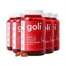 Goli Nutrition Goli Apple Cider Vinegar Gummies - Worlds First ACV Gummy With Vitamin B12, Beetroot & Pomegranate - Vegan, Non-GMO, Gluten-Free, 120 Count (2 Pack) - 300個裝 - 查看 1