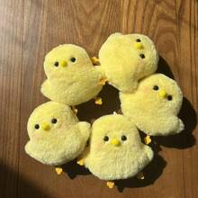 1个可爱捏捏乐小鸡毛绒玩具，柔软解压玩偶，卡通迷你鸣叫小鸡毛绒玩具，背包挂件，汽车装饰，儿童生日礼物，情人节/圣诞节/万圣节礼物 - 彩色 - 查看 10