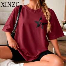 Camisetas de mujer - Burdeos - Ver 2