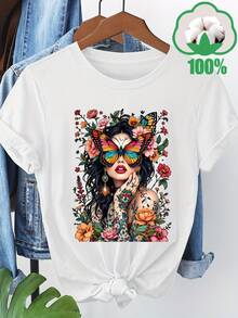 Women T-Shirts - White - View 1