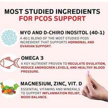 Happy Hormones PCOS Multivitamin, HappyHormones, Myo-Lnositol & D-Chiro Lnositol 40:1Blend + Omega 3 Vitamin D3 Magnesium Zinc.30 SVG (1B) Healthcare Dietary Fitness - 1個 - 查看 2
