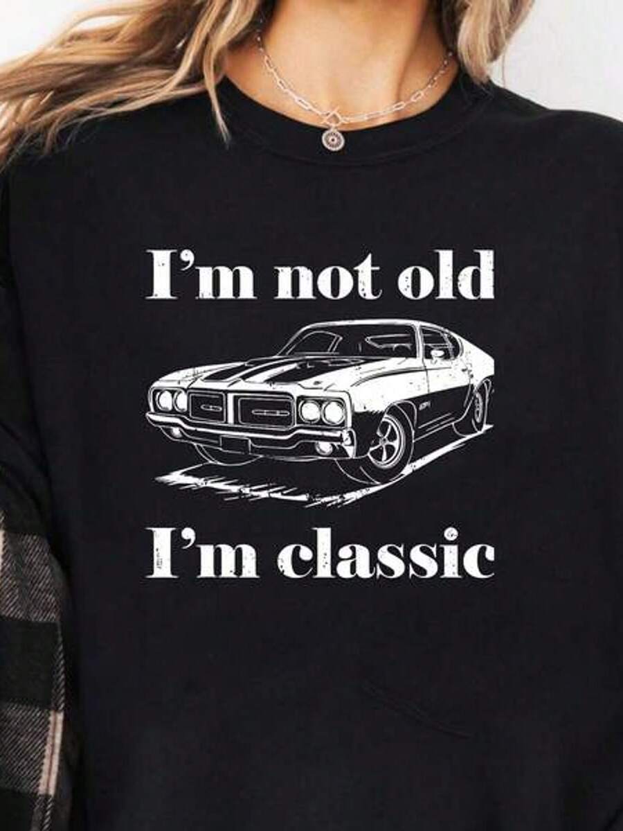 I'm Not Old I'm Classic Shirt Funny  Wo Old Man Lady T-Shirt.jpg220 g 100 % C-AmiS-eta de aL-Godón - Hombre - ID-eal para usar con jeans o pantalones cortos. AdecuA-DA para todas las perS-onas, ya sean mujeres o hombres. Tejido duradero de alta C-Alidad, apto para todas las estaciones, suave al tacto pero duradero. Tops transpirables. Conjuntos de otoño para mujer. Conjuntos de vaC-Aciones para mujer. Disfraz de Halloween para mujer.