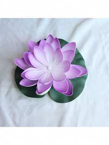 1pc/6PCS LED Floating Water-Activated Lotus Flower Lights, Colorful Waterproof Night Lights For Pool And Pond Decoration, Wishing River Lanterns - Multicolor - View 20