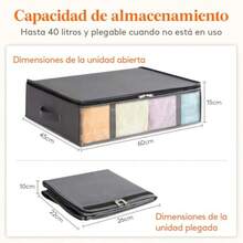 Foldable Storage Bags - Gris - View 3