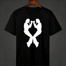 Camiseta de manga corta para hombres y mujeres de Michaels Jacksons, ropa casual para fans de MJS, conjunto para parejas,  adult - Negro - Ver 1