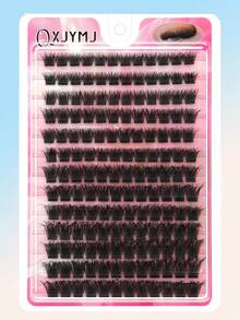 156pcs D-Curl Mixed Length 8-16mm Fluffy & Lightweight False Eyelashes, Natural Lash Extension, Reusable Eyelash Cluster - View 6