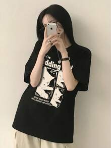 Women T-Shirts - Black - View 3