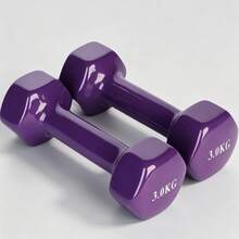2 Pcs Home Gym Essential Iron Dumbbells, Heavy Duty Sturdy Iron Material Durable For Long Lasting Workout, Multi-Purpose For Arm Workout Hand Strength Training Full Body Home Fitness, Fit For Novice And Advanced Fitness Users, Random Color Shipment - Multi-color Random - View 1