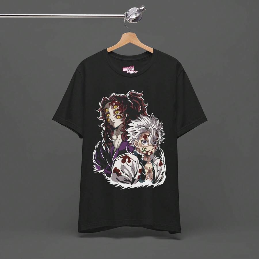 KNY Sanemi y Kokushibo T1EE Wind Hashira Upper Rank One Anime camiseta Kimetsu no yaiba Infinity Castle220g Cla-ssic Cotton T-Shirt - UniS-ex - The Shirt You A-lways NeededSuitable for all people, whether woM-en or M-enhigh-quality durable fabric suitable for all seans,ft to the touch but built to lastBreathabletops woM.en fall outfiT.S for woM.en vaC.Ation outfiT.S woM.en Easter, St. Patrick's Day costume - Negro - Ver 1