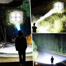 1個超亮長距離4 LED頭燈，戶外釣魚頭燈 - T02-4 - 查看 2