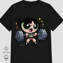 Cheap Women's Sports Oversize T-Shirt For Super-Cool Gym Girls, Bombshell, Acorn, Bubble Girl Power Long Blouses For Women, Pretty Blouses For Women, Sports Essential For Summer. - 01 - 查看 4