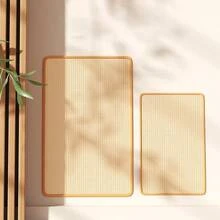 Thảm cào móng mèo sợi sisal, tấm cào móng mèo, mặt sau dán nhám, không khuyến khích dùng cho tường sơn, sơn latex, giấy dán tường, sofa da. Sợi sisal dày chống trầy xước và bền, kỹ thuật bo viền chính xác giúp mèo giải tỏa bản năng vui chơi - 1 cái - Xem 1