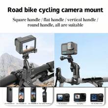 Giá đỡ xe đạp xoay 360 độ dành cho camera hành trình, camera gắn trên xe, phụ kiện xe đạp và xe máy, phù hợp với dòng Insta360/ Series/Pocket Series/Action Series và các camera thể thao khác có lỗ vít 1/4". - Xem 2