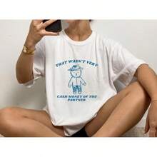 That Wasn't Very Smart Of You, Buddy. Funny T-Shirt, Meme T-Shirt, Awesome T-Shirt, Weird T-Shirt, , Graphic T-Shirt - High Quality. - 白色 - 查看 4