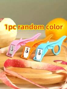 1pc Stainless Steel Vegetable Peeler With Wooden Handle, Forged Stainless Steel Blade, Ergonomic Non-Slip Wooden Grip, Versatile For Peeling And Slicing Fruits And Vegetables, Suitable For Home Cooking And Professional Chefs, Random Color - Multicolor - View 17