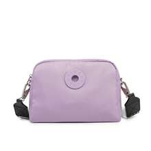 New Spanish Women's Handbag Manufacturer Foreign Trade Bimba Letter Print Simple Nylon Shoulder Crossbody Bag For Women Lola - Tím - Xem 2