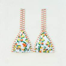 New Sexy Printed Bikini Triangle Two-Piece Swimsuit Bikini Set - Image Color - View 5