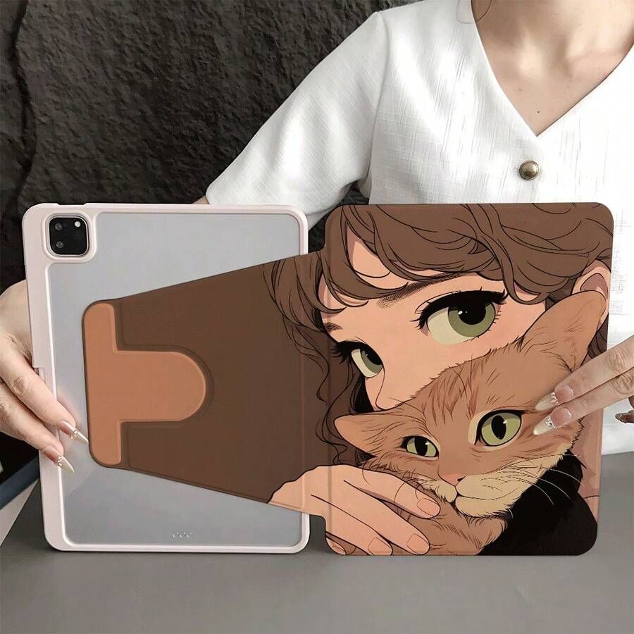 这款带笔槽的保护套兼容 iPad 第十代 10.9 英寸（2022 年款）/ Air 13 (M3 2025)/ Air 11 (M3 2025)/ Air 11 (M3 2025)/ 11 (A16 2025)，也兼容 Oppo Pad、华为 MatePad、vivo Pad、荣耀 Pad 和联想小新 Pad。 - 彩色 - 查看 1
