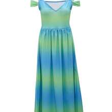 Women Midi Dresses - Tie-dyeing - View 2