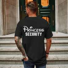 Camiseta de la Brigada de  de Princesas para Hombre, Camiseta del Reino Mágico, para Fiesta de Cumpleaños de Papá, Viajes Familiares, Camiseta con Estampado de Verano FQTL - Blanco - Ver 9