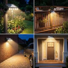 4pcs Outdoor Solar Induction Lights, Garden Landscape Plug-In Lights, With Three Sensor Modes To Choose From - Suitable For Outdoor, Garden, Courtyard, Terrace Landscape Lighting, Solar Wall Lights, Garden Landscape Lights - 太陽能壁燈/地燈(兩用) - 查看 2