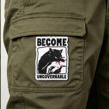 1pc "Become Ungovernable" Embroidered Letter Hot Melt Patch, DIY Clothing Decor Patch Badge Accessory - A - View 7