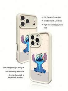 Ốp điện thoại Disney - Quà tặng Giáng sinh - Hộp đựng điện thoại cho iPhone 17 17Air 17pro 17promax 11 12 13 14 15 16pro 16promax 14Plus 15Plus 16Plus 15promax 16pro 16promax XR - Màu be - Xem 6