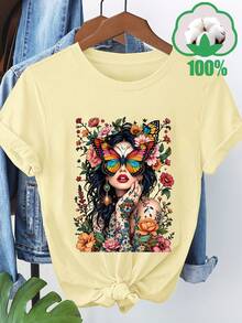 Women T-Shirts - White - View 7