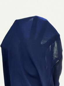 Vestido corto de verano ajustado tipo tubo con abertura lateral - Niebla azul - Ver 9
