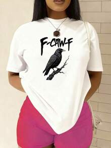 Camiseta elegante de mujer con un diseño retro único, hecha de suave y cómodo 100% puro con mangas cortas.Es una mezcla de simplicidad y moda, perfectara la elegancia casual.Un must-have para las mujeres de moda, especialmente durante las tempors de festivales - Blanco - Ver 10