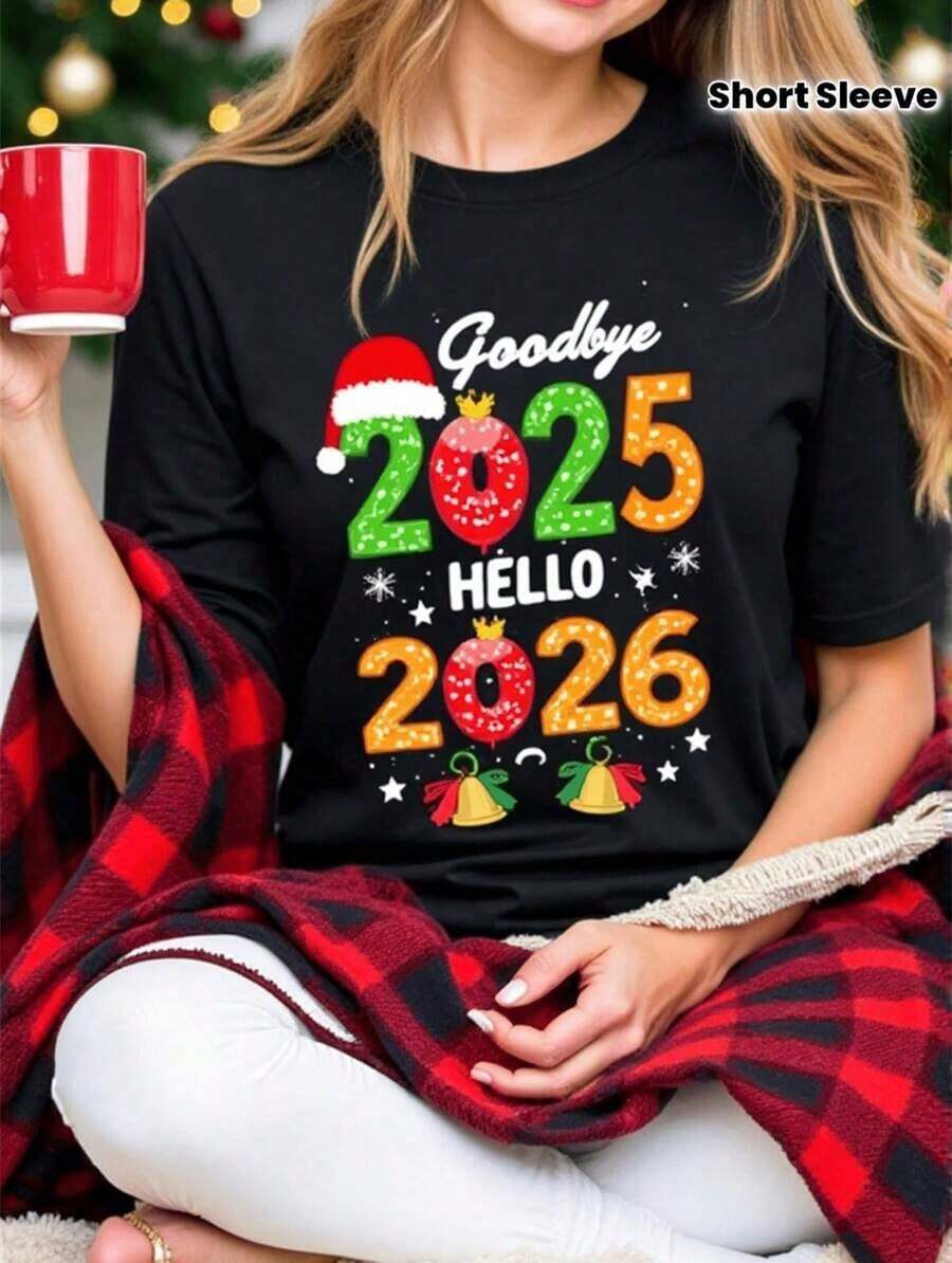 100% Cotton Women's Graphic T-Shirt With Duck Print And "Got Any Grapes" Slogan - Black, Short Sleeve, Crew Neck, Lightweight Casual Top - 黑色 - 查看 1