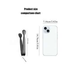 1个精美锤纹不锈钢冰钳，适用于酒吧冰块/方糖/柠檬 - 查看 4
