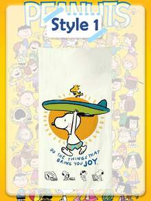 Khăn tắm biển Snoopy bán chạy nhất, chất liệu sợi siêu mịn, khăn tắm biển hoạt hình cho trẻ em, khăn thấm hút tốt cho mùa hè bên bờ biển. - hình chữ nhật - Xem 2