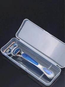 Portable Razor Storage Box Disposable Shaving Razor Case Unisex Shaver Organizer Suitable For Beach Summer Vacation Back To School Travel Halloween Christmas Father's Day Gift Party Favor Home Bathroom Living Room Essential Accessory - Multicolor - View 2