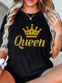 Women T-Shirts - Black - View 1