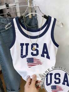 Top de tirantes con lentejuelas y aplicaciones de lentejuelas, estilo de ropa urbana, camisa corta de moda - Blanco 5 - Ver 6