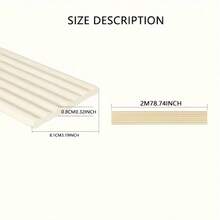 1pc Baby Anti-Collision Strip, Thickened Child Anti-Knock Bumper, Infant Home/Kindergarten Desk Corner Protective Soft Pad, 2m Length - Multicolor - View 8