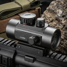 Red Dot 1x40mm, mira reflex Red/Green Dot Rifle, retículo de 4 MOA - Multicolorido - Visão 9