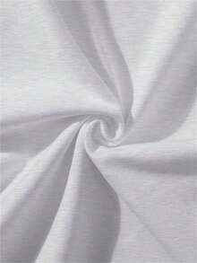 Plain Short-Sleeved T-Shirt, Perfect For Spring And Summer. Casual Women's Shirt, Top, Short-Sleeved T-Shirt. Ideal For Lounging At Home, Casual Wear, Shopping, Or Outdoor Sports. Suitable For Both Men And Women. - 淺灰色 - 查看 5