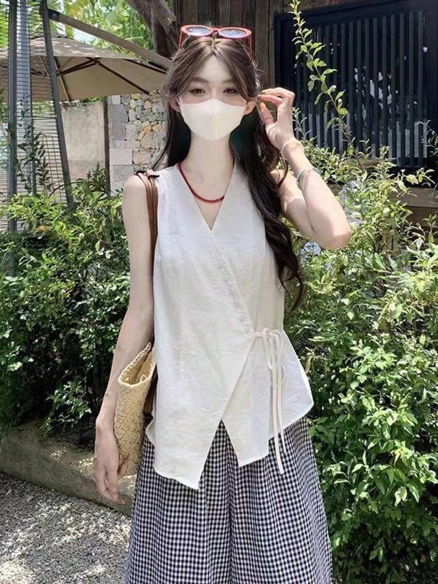 Women Tops - White - View 1