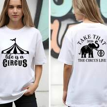 Take That The Circus Live Tour 2026 T-Shirt - White - View 1