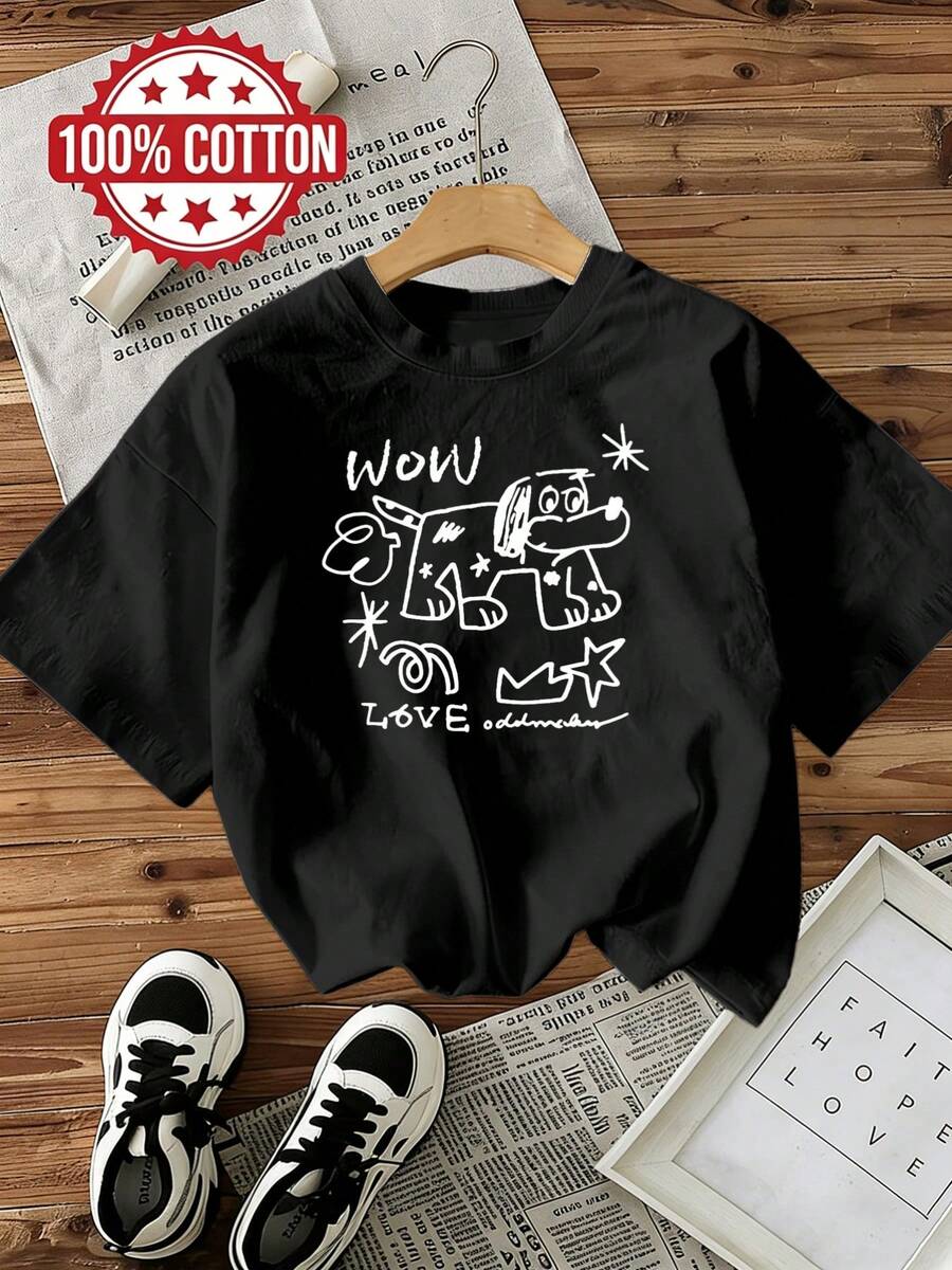 Women T-Shirts - Black - View 1