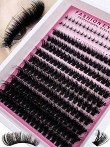 100D+Lower Eyelashes Lash Clusters Long 6-18mm Lash Lower Eyelashes DD 238pcs Eyelash Clusters Volume Individual Lashes DIY Lash Extension Manga Cluster Eyelash Extensions Mink Lashes Thick - DD - View 8